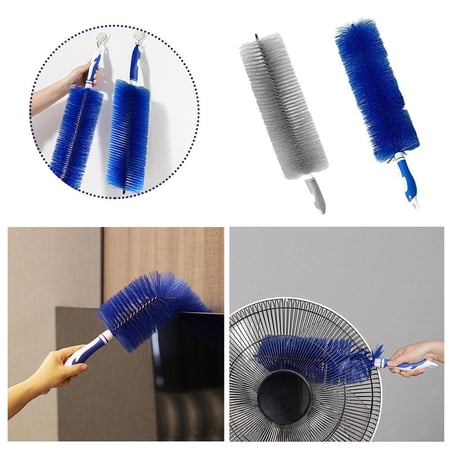HAVELOR Fan & AC Cleaning Brush 18.89 in Long Efficient Dust Removal from Blades & Vents Essential Tool for Home & Office Maintenance(blue 1PC)