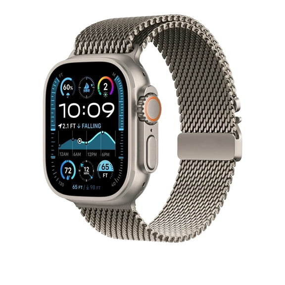 RoseOcean Milanese Loop Strap for Apple Watch Ultra 2 band 49mm 45mm 46mm 44mm 42mm 41mm 40mm 38mm Bracelet iWatch series 10 9 8 7 6 5 SE