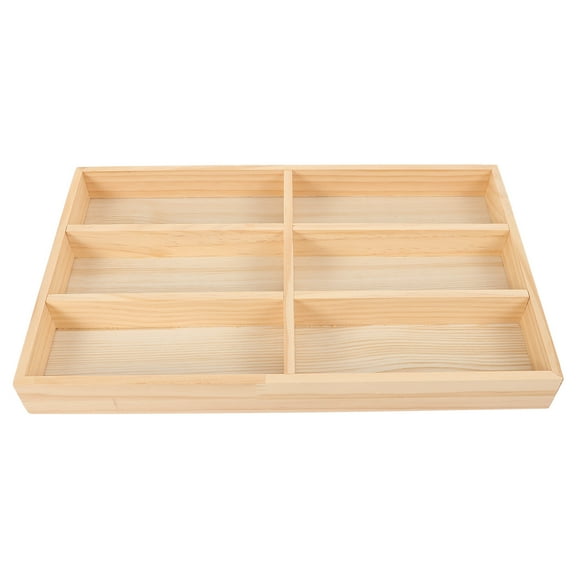 Sunglasses Organizer Eyeglasses Display Tray Tabletop Holder Stand Glasses Organizer (6 Grids)