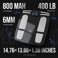 thumbnail image 6 of Professional 56 Metrics Smart Body Composition Scale with WiFi BMI BMR Muscle Mass Bioimpedance Analysis Machine Most Accurate Body Fat Scale Digital Apple Health&Google Fit Body Analyzer, 6 of 8