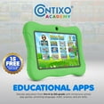 thumbnail image 5 of (3 pack) Contixo 7" Kids Tablet, Android 11, 32GB 14+ Educational Apps, Parental Controls, Dual Camera, HD Touchscreen, Protective Case with Kickstand, Tablet for Toddlers & Kids Ages 3-8, Green, 5 of 10
