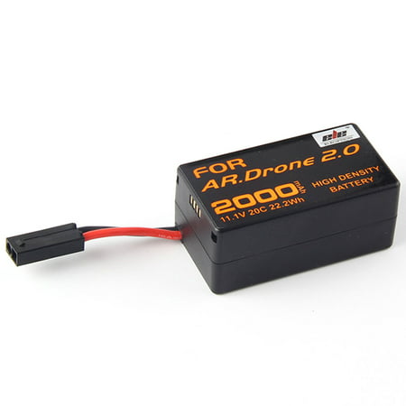 2000mAh 11.1V Powerful Li-Polymer Battery For Parrot AR.Drone 2.0 (Best Ar Drone Battery)