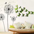 thumbnail image 4 of Billuyoard 12/24 Uds pegatina de espejo para pared calcomanía mariposas 3D espejo pared arte fiesta boda hogar decoraciones mariposa nevera pared Decoración del hogar Verde 24 piezas Billuyoard HA001498-10, 4 of 6