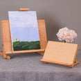 thumbnail image 1 of Tablero de dibujo A2 multifuncional para escritorio, caballete de madera para principiantes, para bocetos, gouache, acuarela, plegable, A3, 1 of 2