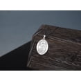 thumbnail image 5 of Saint Anthony Religious Medal - 3/4 Inch X 1 Inch - Solid 14K White Gold, 5 of 8