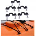 thumbnail image 2 of 9Pcs Pad Eyes Kayak Canoa Barco Nylon Bungee Deck Hebillas con Tornillos Sunnimix Kayaking C Type Buckle, 2 of 2
