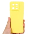 thumbnail image 3 of For Xiaomi 13 Pro Pure Color Liquid Silicone Shockproof Phone Case(Yellow), iPhone 13 Pro Max, 3 of 6