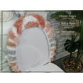 thumbnail image 5 of HOME WEAVERS INC Toilet Lid Cover, Machine Wash Seat Covers, 18x18, Coral, 5 of 9