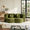 Green, variant on KavlSean Boneless 76" Cotton Convertible Folding Sofa Bed, Twin Size Foldable Floor Futon Couch with 2 Pillow, Modern Compression Sleeper Sofa for Living Room, Guest Use, Apartment, Small Space