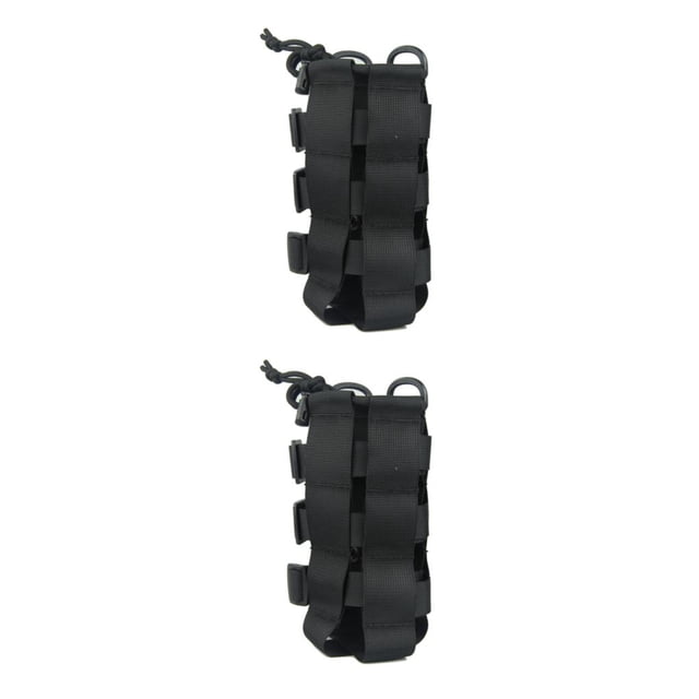 Bolsa de Botella de Agua Eigraketly de Viaje al Aire Libre Hervidor Ajustable con Cordón Negro 2.5L 2piezas