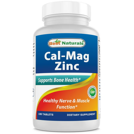 Best Naturals Cal Mag Zinc 180 Tablets
