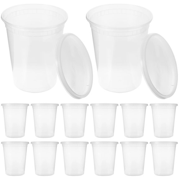Raindrops 30 Sets Lids 食 容 套装 Restaurant Food Container 14X11.5cm Transparent