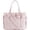 Pink, variant on BAGSMART Crush Tote Bag for Women, Puffer Crossbody Laptop Bag for 15.6", Quilted Shoulder Bag with Compartments, Pink