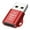 Red, variant on Portable Data Cable Laptop Phone Tablet USB 3.0 To Type-C USB C Converter Adapter Male to Female SILVER