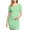 Mint Green, variant on Women's Maternity Bodycon Mini Dresses Ruched Side Dress Casual Short Sleeve Dress for Daily Wearing Or Baby Shower