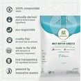 thumbnail image 5 of Grab Green Wet Dryer Sheets, 96 Sheets (192 Loads), Fragrance Free, Plant and Mineral Based, Reusable and Compostable, Softens Clothes, Removes Static Cling, 5 of 13