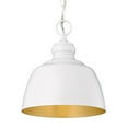 thumbnail image 3 of Wry Lighting Holmes 1-light Pendant in Matte White, 3 of 4