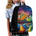 thumbnail image 3 of Uourmeti Astronaut Dino Duo Backpack for Work Travel, Durable High Quality Daypack Smooth Zippers School Bookbag, 3 of 6
