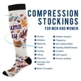 thumbnail image 2 of FORMRS Womens Knee High Socks Casual Long Thick Travel Daily Wear, 2 Pairs, Warm Autumn Day, 2 of 6