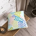 thumbnail image 6 of ZNDUO Abstract Watercolor Doodle Throw Pillows, Throw Pillows for Couch-Indoor Decorative Pillows,16"x16", 6 of 8