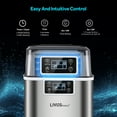 thumbnail image 4 of Countertop Ice Maker with 2 Way Water Filling, 44lbs Per Day, 3.2L Stainless Steel Ice Making Machine, 24 Cubes Ready in 14 Mins and Self-Cleaning Function, Ice Thickness Controlling, 4 of 11