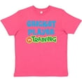 thumbnail image 3 of Inktastic Cricket player in training Youth T-Shirt, 3 of 5