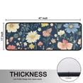 thumbnail image 5 of Kitchen Rugs Sets Of 2,Pioneer Flower Floral Print Pattern Anti Fatigue Kitchen Mat Rugs Non Slip Washable,Decorative Kitchen Floor Mats for Kitchen,Sink,Laundry,17"x47"+17"x47", 5 of 5