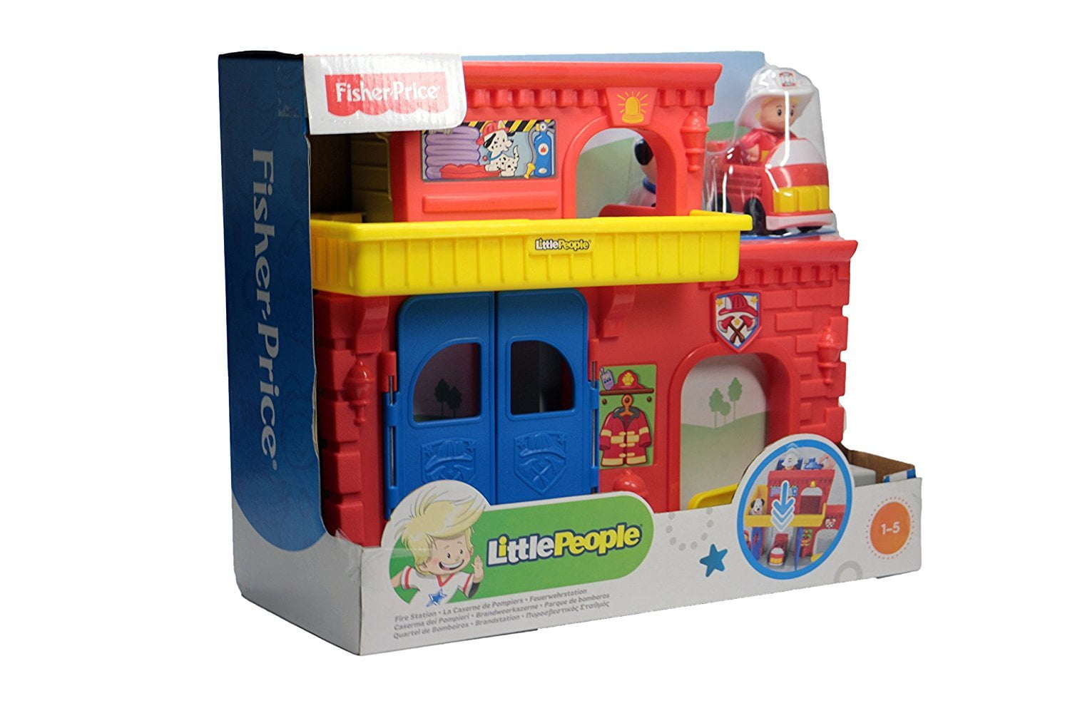 fisher price firehouse playset