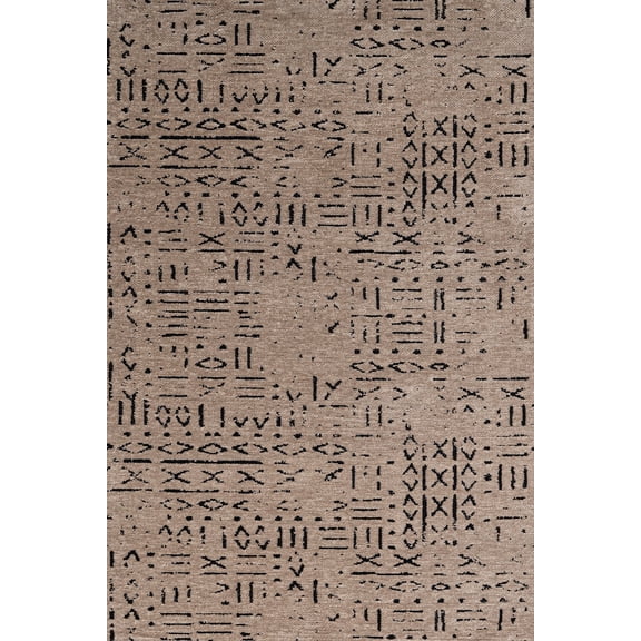 Mink Geometric Area Rugs for Living Room Washable Rugs Boho Moroccan Area Rug Soft Neutral Geometric Bohemian Carpet Distressed Indoor Rug for Bedroom Dining Room Office Foldable Nonslip Rug