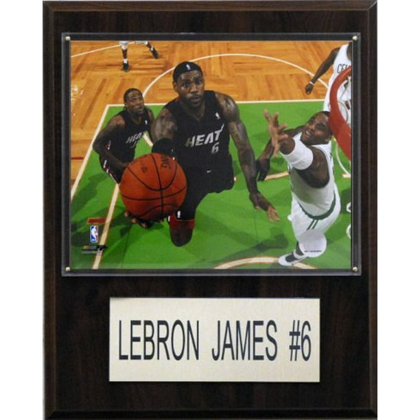 NBA LeBron James Miami Heat Player Plaque