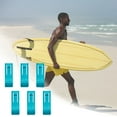 thumbnail image 4 of 6Pcs Surfboard Fins Wear Resistant Mini Size Simple Installation Surfboard Longboard Paddleboard Center Fins Accessories-Blue, 4 of 7