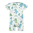 thumbnail image 4 of Baby Dinosaurs Rainbow Baby Rompers Boy Girl Dinosaur Sun Stars Cactus Mountain Newborn Infant Clothes Summer Short Sleeve Jumpsuit Playsuit Bodysuit, 4 of 6