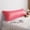 Coral Pink, variant on Flxxie Satin Silky Slip Cooling Body Pillowcase, Body Pillow Cover with Hidden Zipper, 20x54 Inches, Coral Pink