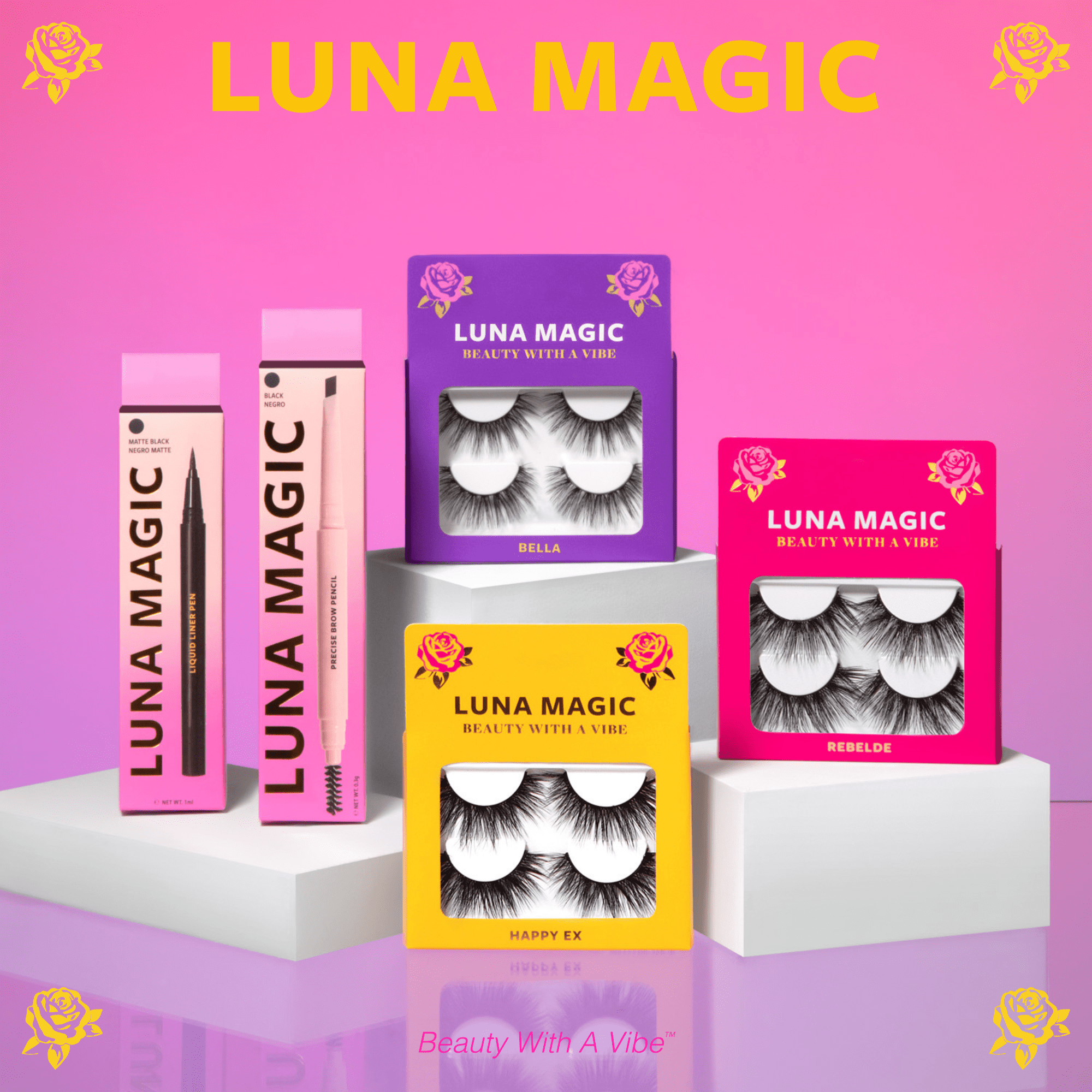 LUNA MAGIC Black Water-Proof Liquid Eyeliner Pen