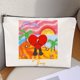thumbnail image 1 of Bolsa cosmético de lona Monedero con estampado de moda Cremallera para vacaciones de fin de semana (E) Ehuebsd Para Estrenar, 1 of 6