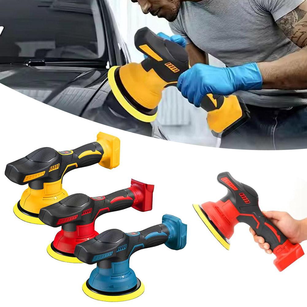 Cordless Car Polisher Kit, 8-Speed Electric Buffer with Digital Display, Lithium-Ion Detailing Tool for Polishing, Waxing, Buffing & Grinding, Lightweight Portable Polishing Machine for Car, Boat