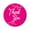 Fuschia Pink & White, variant on Darling Souvenir Round 45 Pcs Leaf Vines Thank You Stickers Turquoise Wedding Envelope Seal-1.6 Inches