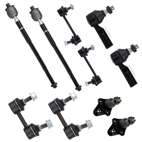 SCITOO 10pcs Suspension Kit Front Inner Tie Rod End Front Lower Ball Joint Front Outer Tie Rod End Front Sway Bar End Link Rear Sway Bar End Link 1996 1997 1998 1999 2000 2001 2002 For Corolla