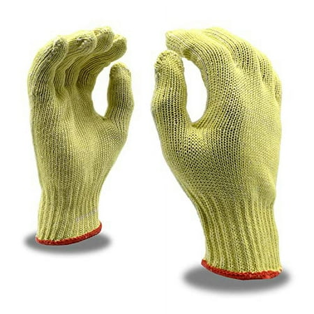 12-Pack of Cordova 3060M Aramid/Cotton Work Gloves, Plaited Machine Knit Shell, 7-Gauge, ANSI Cut Level A2, Medium