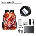 thumbnail image 6 of Honeii Red Sun Flame Fox Print Laptop Backpack for Work, College, Travel, Daily Backpacks for Men Women, Sport Rucksack,Computer Bag, 6 of 8
