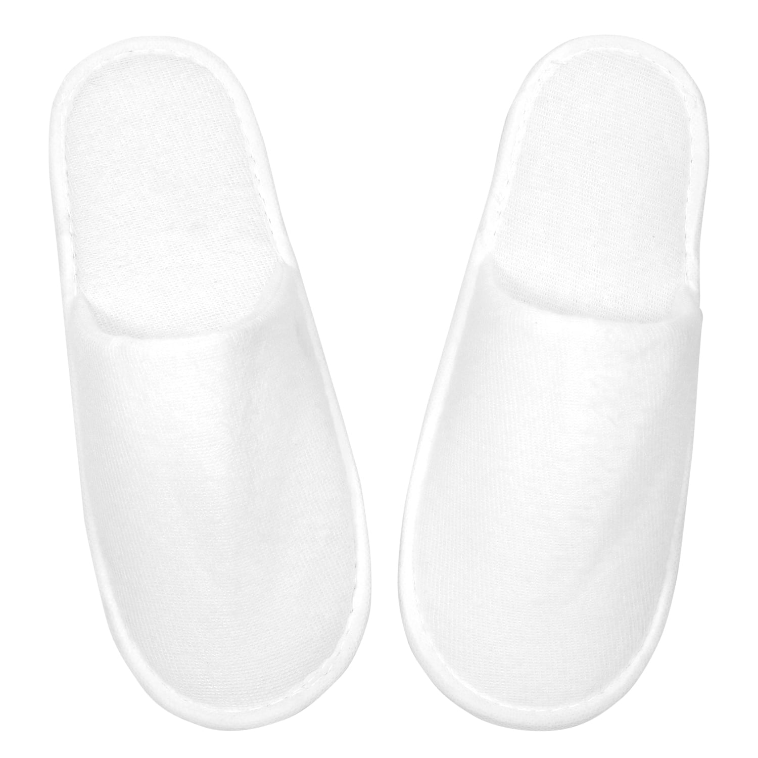 grey Medium Cotton Mackur Disposable Slippers Cotton Hotel Slippers Closed Universal Size for Hotel Travel 5 Pairs 