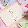 thumbnail image 2 of 4pcs Adorable Cartoon Spiral Notebooks - Compact, Thick Pages With Side Flip Binding - Ideal Mini Pocket Notepads For Students & Back To School - Chic Stationery Gift Set, 2 of 5