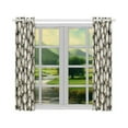 thumbnail image 3 of MYPOP Baseball Window Curtain Kitchen Curtain 26x39 inches (Two Piece), 3 of 3