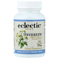 Eclectic Herb Feverfew, 125 mg, 90 Veg Caps