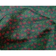 thumbnail image 4 of oneOone Silk Tabby Fabric Leaves & Floral Block Print Fabric By Yard 42 Inch Wide, 4 of 4