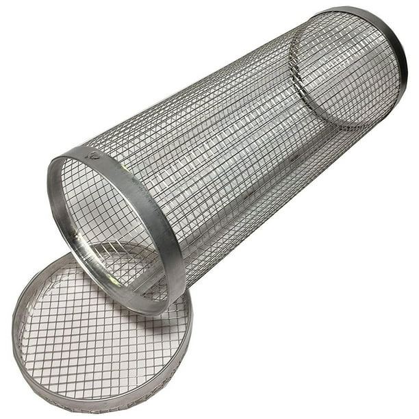 Advancent Reemplazo de cilindro de barbacoa de acero inoxidable, herramienta de rejilla para freír al aire libre resistente al calor Kits de desorden para acampar 30x10x10cm