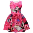thumbnail image 3 of Vestido de princesa de Minnie Mouse para niños y niñas, ropa sin mangas, con lazo rosa, para fiesta de cumpleaños y Navidad, 2024, 3 of 5