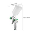 thumbnail image 2 of Geevorks Gravity Feed Air Spray Gun HVLP Sprayer Paint Gun with 600ML Cup 1.4mm 1.7mm 2.0mm Nozzle for Painting Car Furniture Wall, 2 of 4