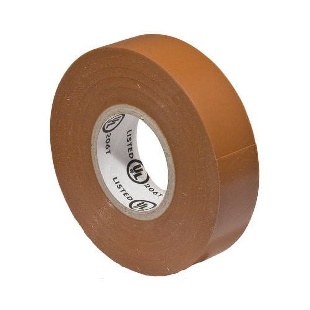 Vinyl Plastic Electrical Tape 7MIL X 3/4" X 60' PVC Black
