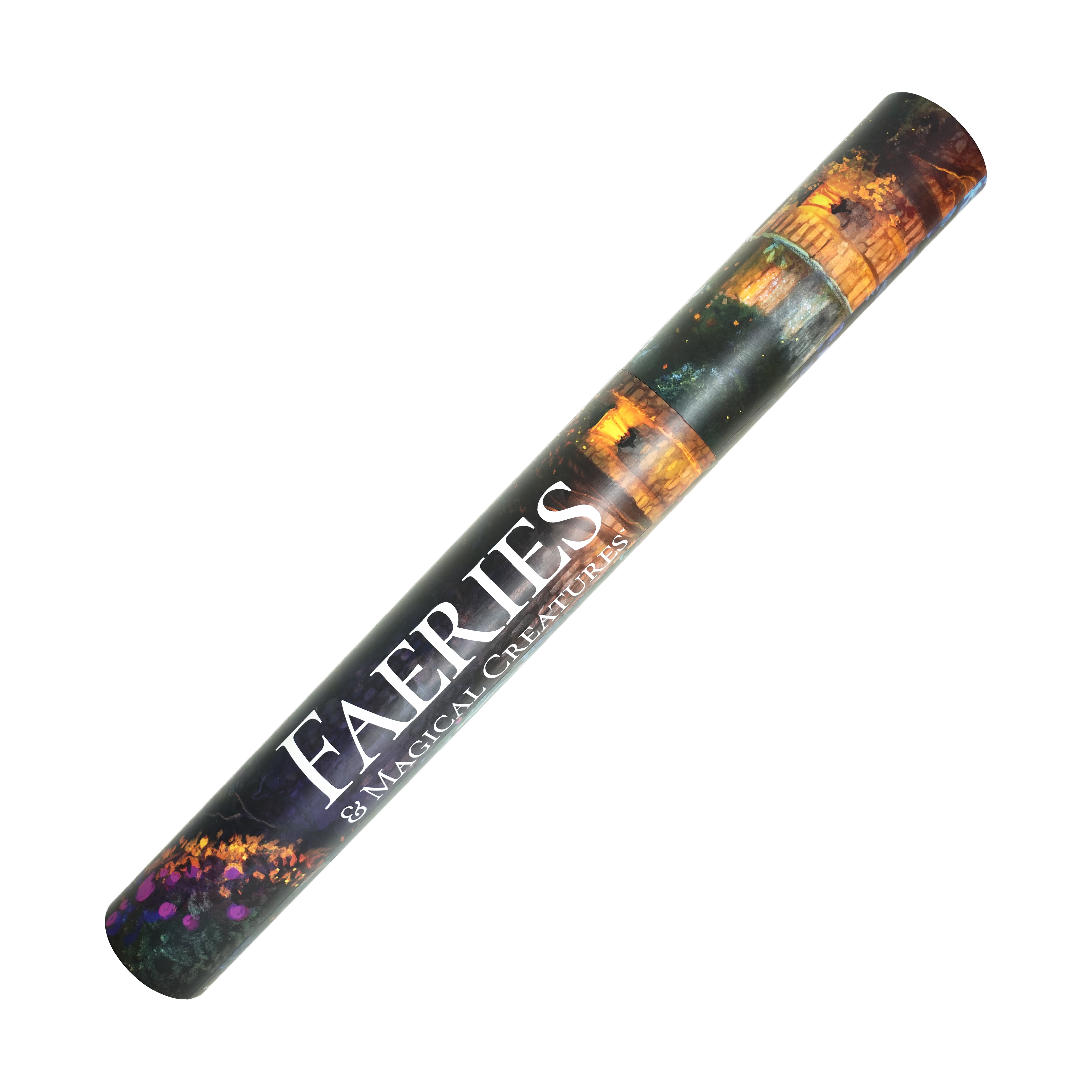 Forbidden Games Faeries & Magical Creatures - Collectible Poster with Custom Storage Tube